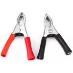 Heavy-Duty Insulated Battery Alligator Clamp 50A 2pcs