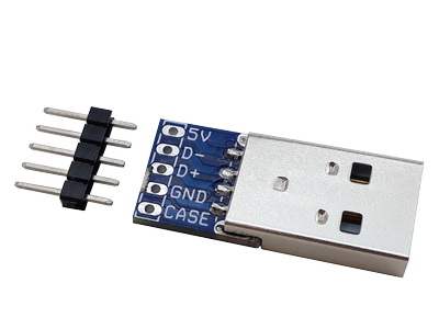 Type-A Male to Pin Header