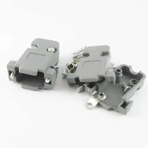 Plastic Cover for DE9 and DA15 D-Type Connectors 9 Pin/Hole 2 Row and 15 Pin/Hole 3 Row