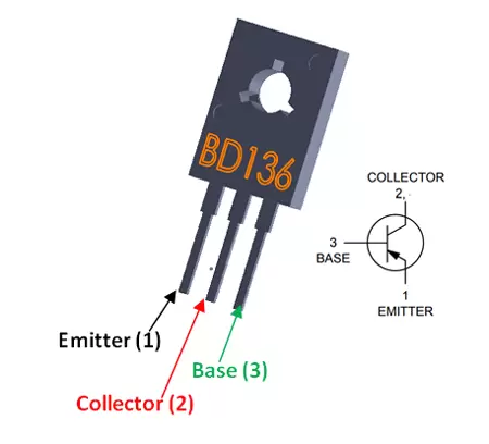 BD136 Medium Power PNP Transistor - Image 2