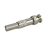 Solder Less Twist Spring Male Jack BNC Connector For Coaxial Cable / CCTV Camera