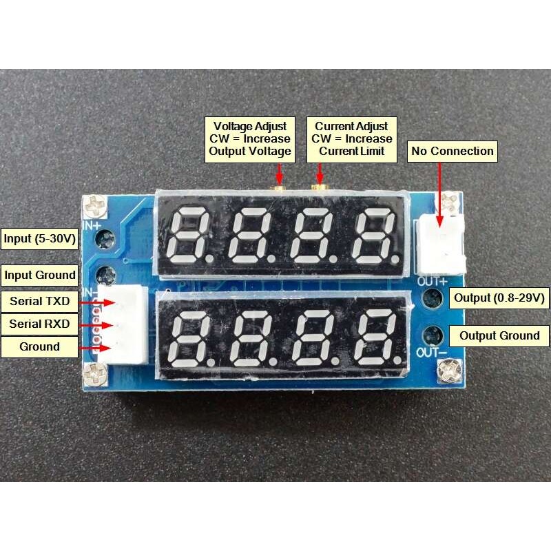 XL4015 Step Down Charge Module 5A Adjustable Power CC/CV with Display - Image 5