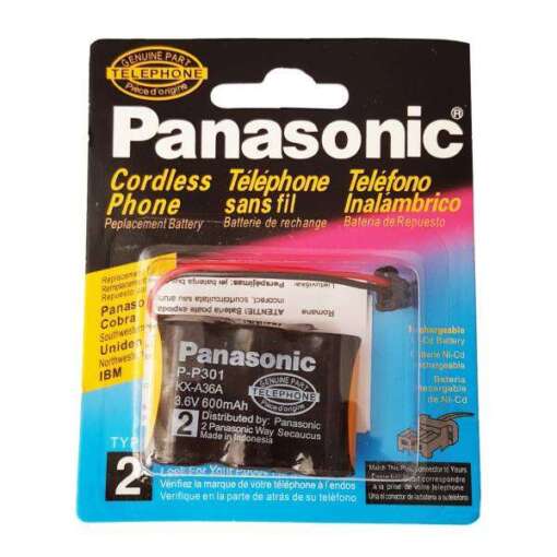 Panasonic Cordless Phone Rechargeable Battery 3.6V 600mAh P-P102