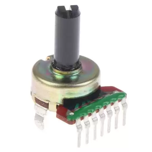Rotary Dual Potentiometer 50K 6Pin with Plastic Shaft