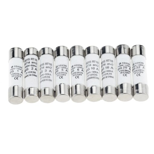 Ceramic Cartridge Fuse 10*38mm 500VAC 50KA