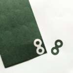 18650 Battery Insulation Paper Hollow Pack 2S (Hole)