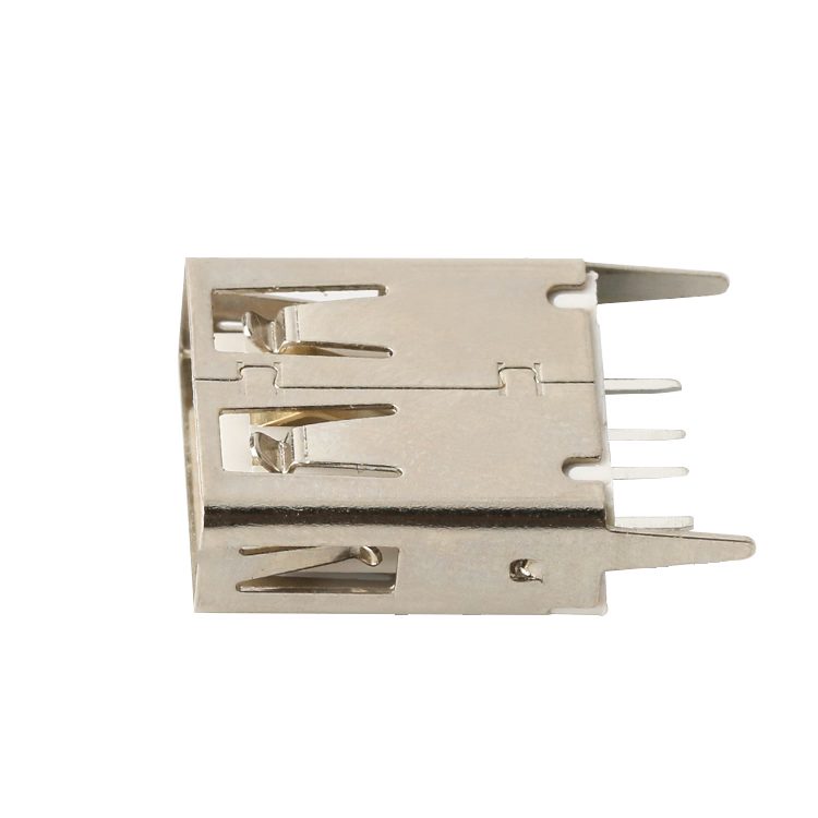 PCB Solder Female Type A USB Connector Vertical DIP 180° 4 Pin - Image 4