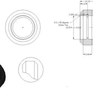CNC Openbuild Wheel without Bearing - Image 4