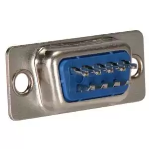 DE9 Wire Solder Male D-Type Connector 9 Pin 2 Row - Image 2