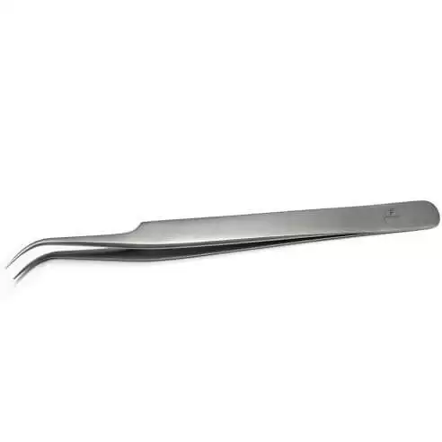Tweezer Stainless Curved