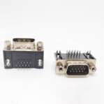 DA15 Right Angle PCB Solder Male D-type Connector 15 Pin 3 Row