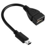 Mini USB Male to USB Female Adapter
