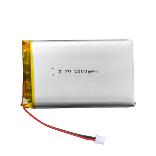 Lipo Battery Cell 3.7V 5000mAh with JST Connector (80x52x8mm)