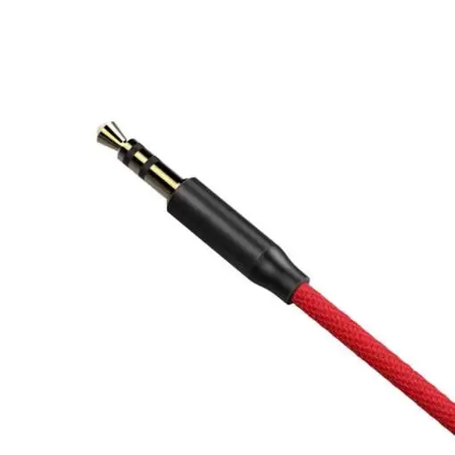 AUX Audio Cable 3.5mm (1M) Red - Image 4