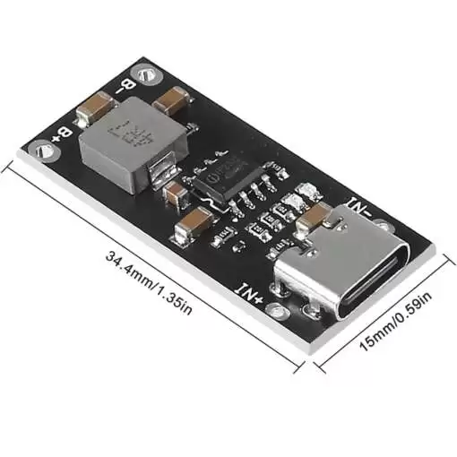 Lithium Battery Charger Module IP2312 3A with USB Type-C - Image 4