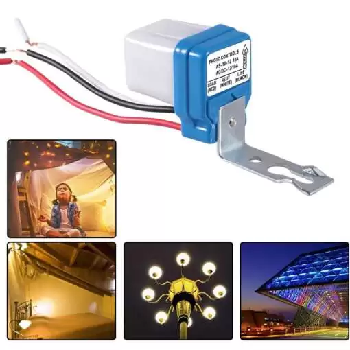 Photo Cell Light Control Switch DC 12V 10A - Image 3