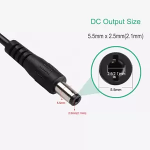USB Power Cable to Male Adapter Jack 5.5x2.1mm 5V to 9V - Image 4