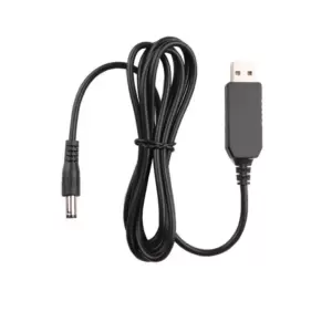 USB Power Cable to Male Adapter Jack 5.5x2.1mm 5V to 9V - Image 2