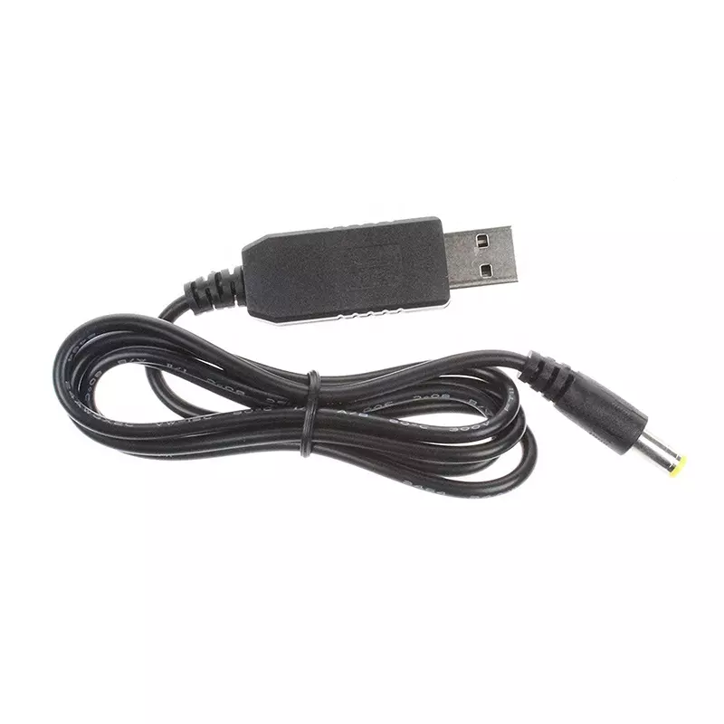 USB Power Cable to Male Adapter Jack 5.5×2.1mm 5V to 12V | Makers ...