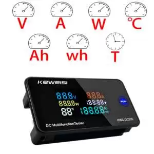 DC Multifunction Tester Energy Meter KWS-DC200-100A - Image 5