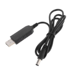 USB Power Cable to Male Adapter Jack 5.5x2.1mm 5V to 12V