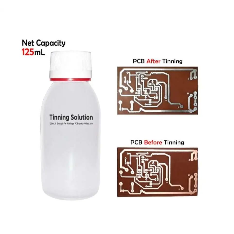 PCB Silver Tinning Solution (125mL) - Image 2