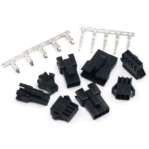SM JST 2.54mm Male-Female Housing & Crimp Terminal Connector 5Pin