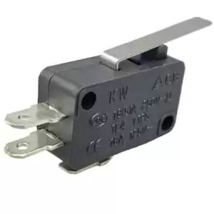 SPDT Micro Limit Switch Long Arm 27mm Lever 16A - Image 2
