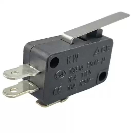 SPDT Micro Limit Switch Long Arm 27mm Lever 16A - Image 2