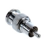 Connector BNC Plug to RCA Male Plug
