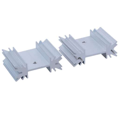 Aluminium Heatsink For TO-247 (34x25x12mm) White