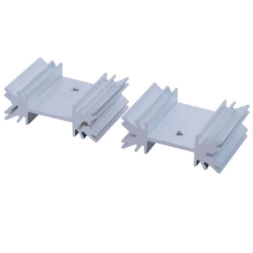 Aluminium Heatsink For TO-247 (34x25x12mm) White - Image 2