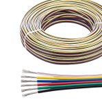 LED Strips Connecting Cable 6 Wire 26AWG 1 meter