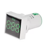 AD101-22HZS Square Shape Green Indicator Light Frequency Meter 22mm