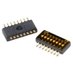 Ultra-miniature Surface Mount Half-pitch DIP Switch 8 Position 1.27mm SMD Tube