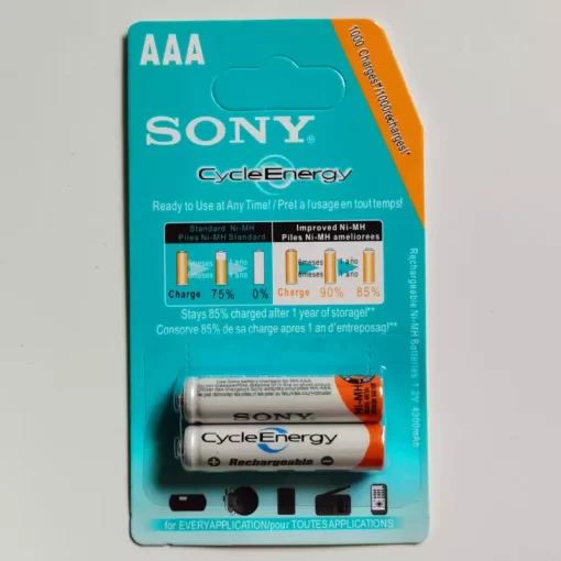 AAA Sony Rechargeable Battery 4300mAh - Image 2