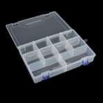 Plastic Electronic Component Box N-300 305 x 210 x 58 mm