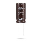 SAMWHA Aluminum Electrolytic Capacitor 4700uF 25V 16x31mm - Made in South Korea