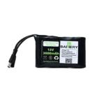 12V 3S-2P+BMS 3600mAh Rechargeable 18650 Li-ion Battery Pack