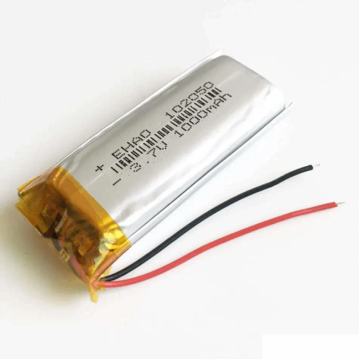 lipo Battery cell 3.7V 1000mAH without Connector 20*50mm (Refurbished)