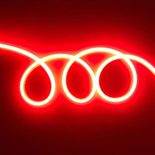 Neon Flexible LED Strip Light 5M (Red) 12VDC - Image 3