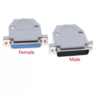Parallel Port DB25 25 Pin Wire Solder Connector + Plastic Shell Cover