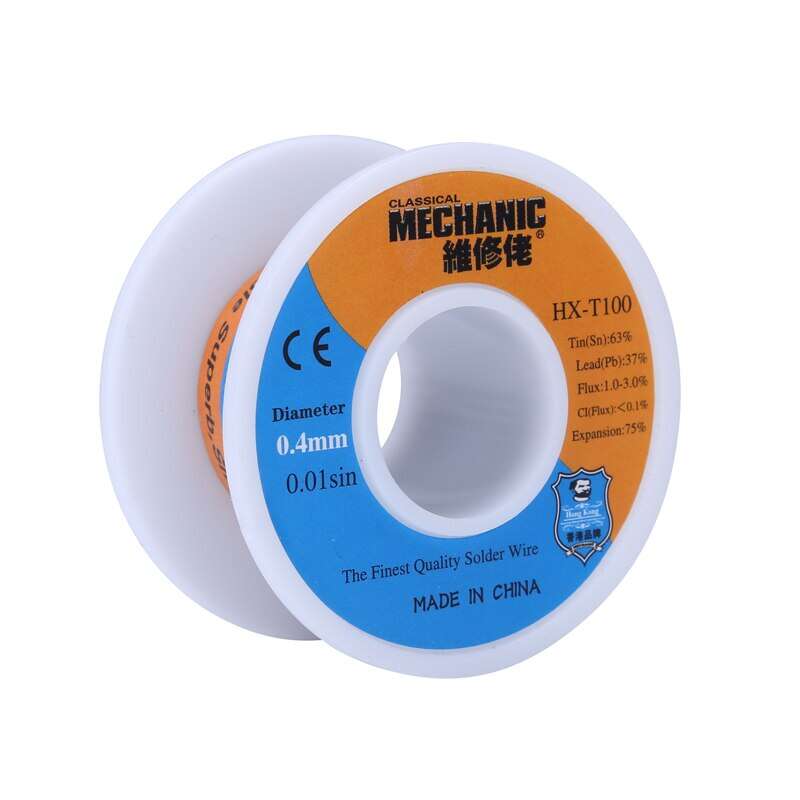 Soldering Wire HX-T100 63/37 0.4mm 50gm