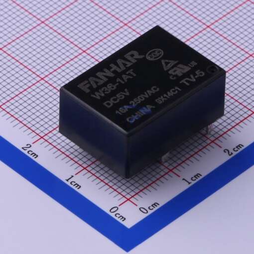 FANHAR Power Relay W36-1AT-DC5V 16A 4 Pin