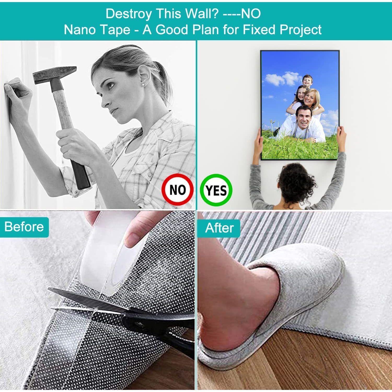 AMRO Double-sided Nano Mounting Transparent Tape - Image 4