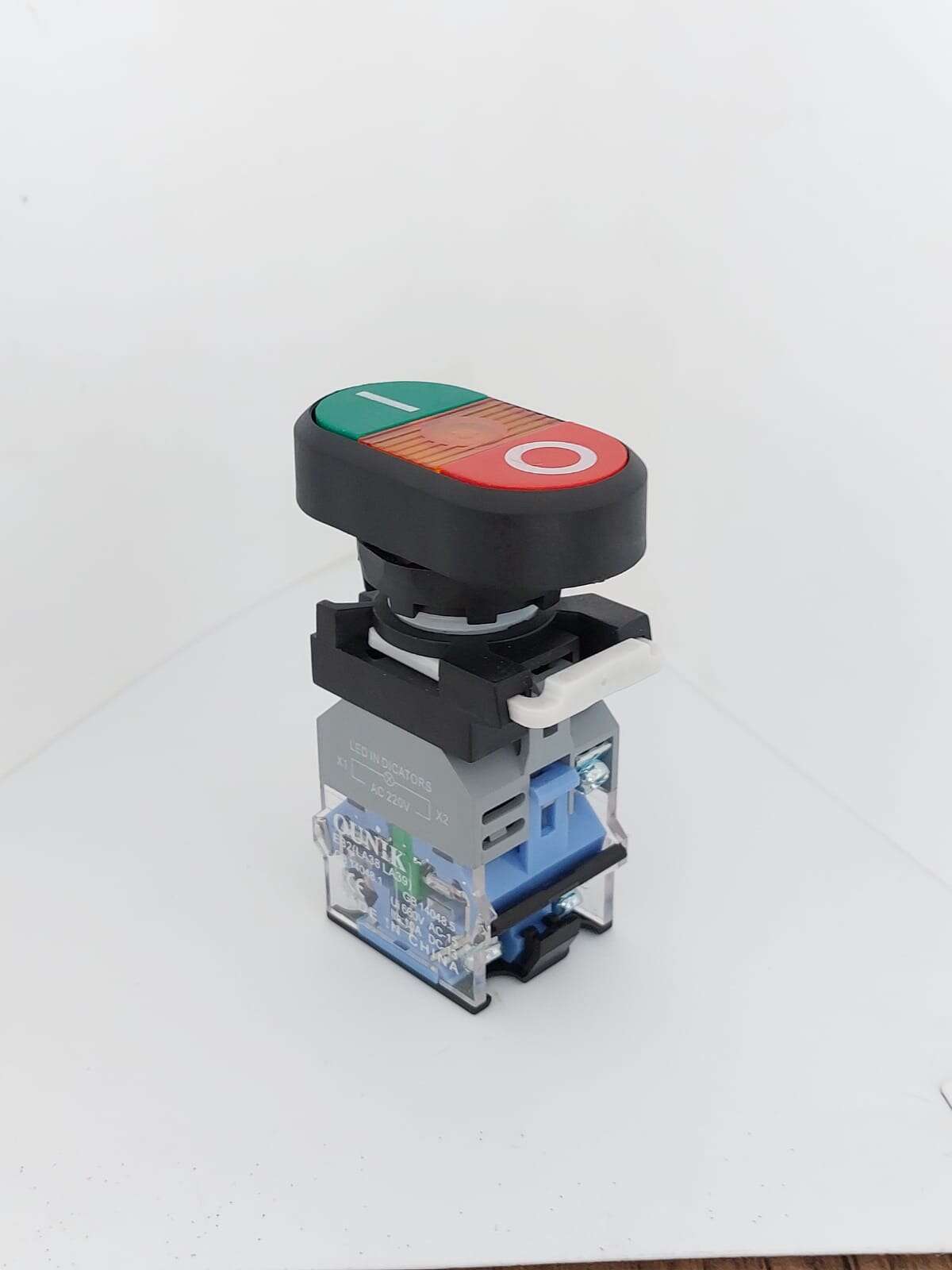 ON/OFF Push Button Double Control Head Switch 22mm EB2(LA38 LA39 ...