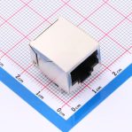 HYCW95-RJ45-185B Metal Shielded PCB Solder Female Ethernet RJ45 Connector 18.2mm