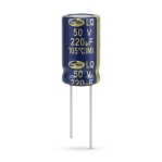 Samwha Aluminum Electrolytic Capacitor 220uF 50V 10x17mm - Korea