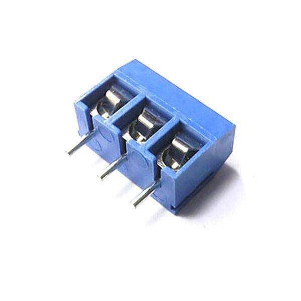 Terminal Block 3 pins blue CY300