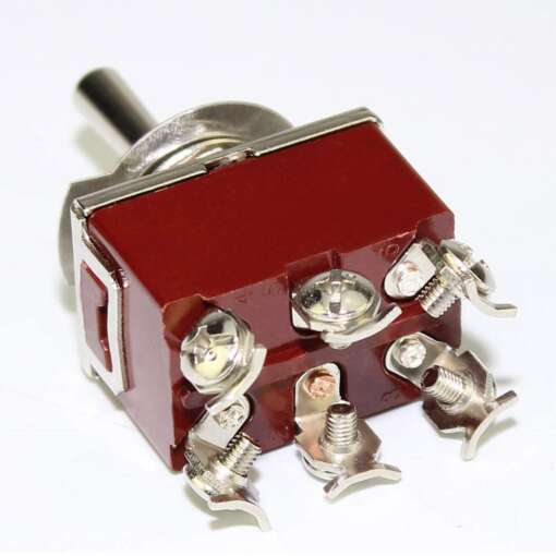 (ON/OFF/ON) Toggle Switch 6 Pins 250VAC 6A - Image 2